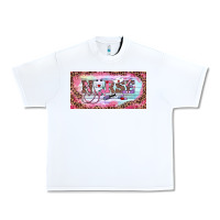 White Valentine's Day Nurse Urban Heavy Tee - RanaPortraitStore