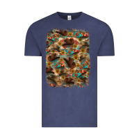 Vintage Denim western  background Vintage Tee - RanaPortraitStore