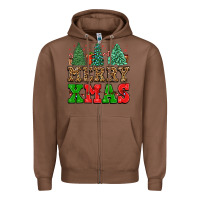 Chestnut merry xmas Zipper Hoodie - FaDigitalArtStudio