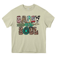 Mossy sassy little soul Heavy Core Tee - CowhideDigitalArt