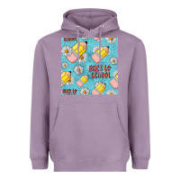 Lavender back to school seamless pattern Heavyweight Hoodie - BundleAndBundleShop