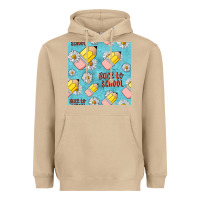 Mushroom back to school seamless pattern Heavyweight Hoodie - BundleAndBundleShop