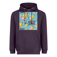 Plum back to school seamless pattern Heavyweight Hoodie - BundleAndBundleShop