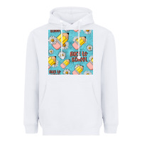 White back to school seamless pattern Heavyweight Hoodie - BundleAndBundleShop