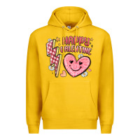 Lemon happy valentine heart Premium Hoodie - MaliasSmallBusiness