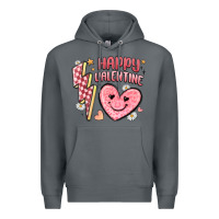 Rock happy valentine heart Premium Hoodie - MaliasSmallBusiness