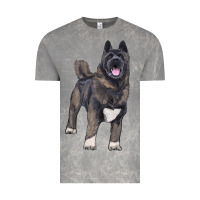 Cloud Rock American akita Vintage Tee - RanaPortraitStore