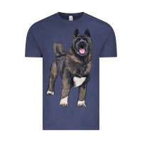 Vintage Denim American akita Vintage Tee - RanaPortraitStore