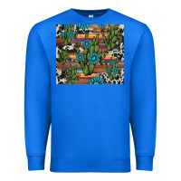 True Royal cactus gemstone Premium Sweatshirt - AdoDesignShop