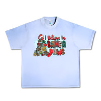 Grape Ice i believe in santa paws Urban Heavy Tee - Zillion Design Studio
