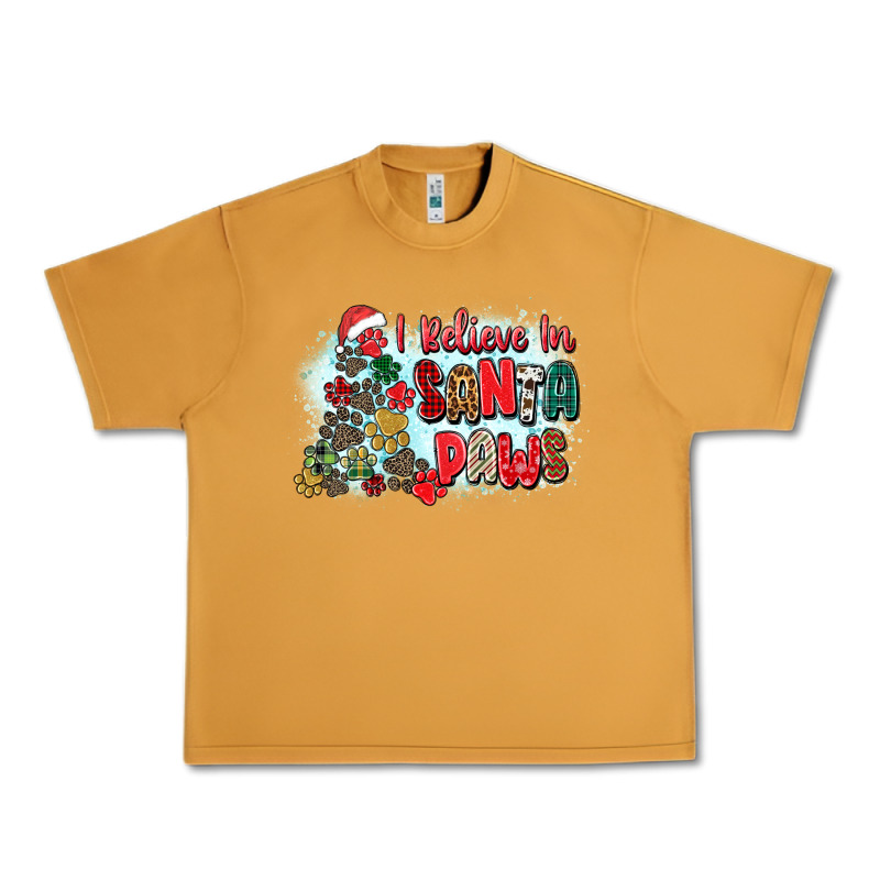 I Believe In Santa Paws Urban Heavy Tee by Zillion Design Studio | Teevron