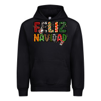Black feliz navidad Urban Hoodie - MaliasSmallBusiness