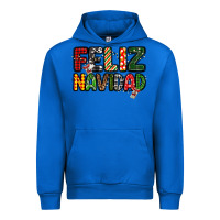 Cobalt feliz navidad Urban Hoodie - MaliasSmallBusiness