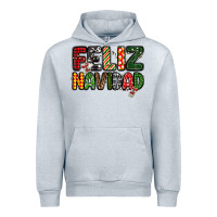 Heather Grey feliz navidad Urban Hoodie - MaliasSmallBusiness