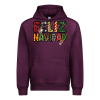 Mauve Wine feliz navidad Urban Hoodie - MaliasSmallBusiness