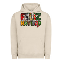 Pigment French Oak feliz navidad Urban Hoodie - MaliasSmallBusiness