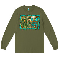 Army Green wild and free cactus Long Sleeve Tee - RanaPortraitStore