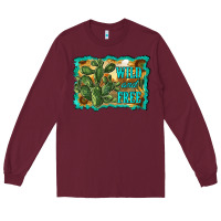 Burgundy wild and free cactus Long Sleeve Tee - RanaPortraitStore