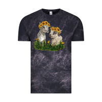 Cloud Black baby goats Vintage Tee - RanaPortraitStore