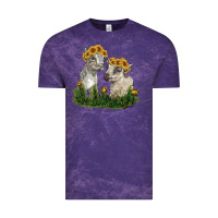 Cloud Purple baby goats Vintage Tee - RanaPortraitStore