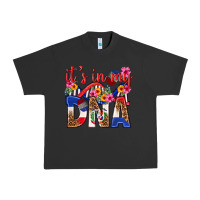 Pigment Black its in my dna dominican republic Urban Heavy Tee - texasbilliewilder