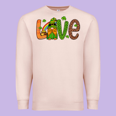 Love Gnome Premium Sweatshirt Designed By Artiststas