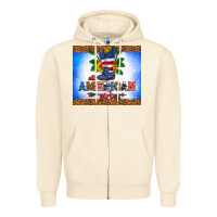 Sandshell all American girl Zipper Hoodie - HRA Design Shop