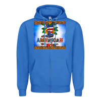 True Royal all American girl Zipper Hoodie - HRA Design Shop