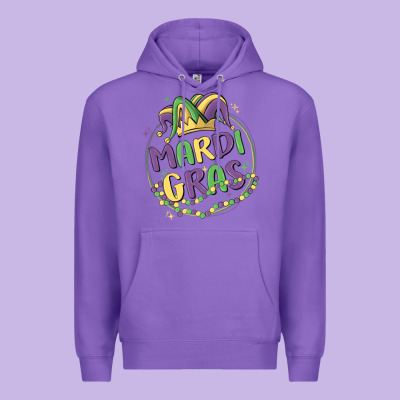 Mardi Gras Premium Hoodie Designed By Maliassmallbusiness