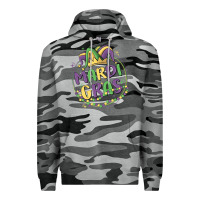 Slate Camo mardi gras Premium Hoodie - MaliasSmallBusiness