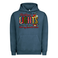 Pigment Midnight Navy christmas lights are my favorite color Urban Hoodie - MaliasSmallBusiness