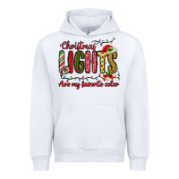 White christmas lights are my favorite color Urban Hoodie - MaliasSmallBusiness