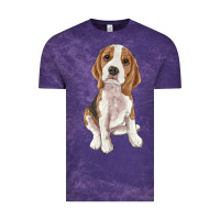 Cloud Purple beagle Vintage Tee - RanaPortraitStore