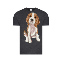Vintage Black beagle Vintage Tee - RanaPortraitStore