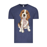 Vintage Denim beagle Vintage Tee - RanaPortraitStore