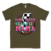 Army Green hot mess express mama Classic Tee - Zillion Design Studio