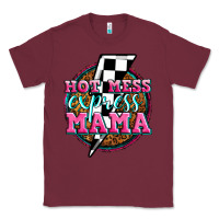 Burgundy hot mess express mama Classic Tee - Zillion Design Studio