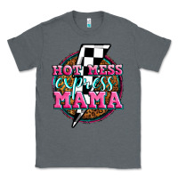 Charcoal Heather hot mess express mama Classic Tee - Zillion Design Studio