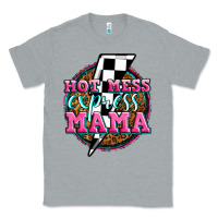 Heather Grey hot mess express mama Classic Tee - Zillion Design Studio