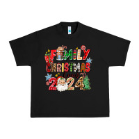 Black family christmas crew 2024 Urban Heavy Tee - Zillion Design Studio