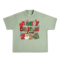 Oil Green family christmas crew 2024 Urban Heavy Tee - Zillion Design Studio