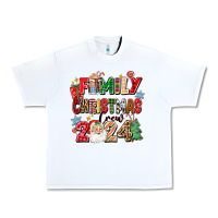 White family christmas crew 2024 Urban Heavy Tee - Zillion Design Studio