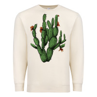 Sandshell cactus with flowers Premium Sweatshirt - AdoDesignShop
