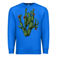 True Royal cactus with flowers Premium Sweatshirt - AdoDesignShop