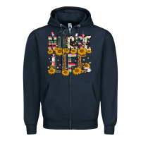Navy nurse life Zipper Hoodie - FaDigitalArtStudio