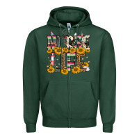 Sports Green nurse life Zipper Hoodie - FaDigitalArtStudio