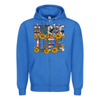 True Royal nurse life Zipper Hoodie - FaDigitalArtStudio