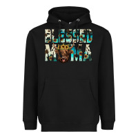 Black blessed mama Heavyweight Hoodie - JahusDesignShop
