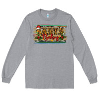 Heather Grey christmas western santa baby Long Sleeve Tee - RanaPortraitStore
