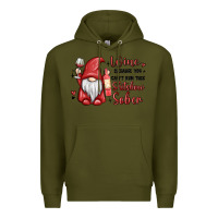 Army Green wine because you cant run this shitshow sober Premium Hoodie - MaliasSmallBusiness